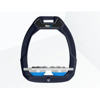 Produktbild von Flex-On Safe-On Sicherheitsreitsteigern Flach Ultra Grip Marine Grau Blau für Pferde