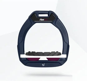 Flex-On Safe-On Sicherheitsreitstiefel für Kinder in Marine Weiß Pflaume – Bild 1 von 1
