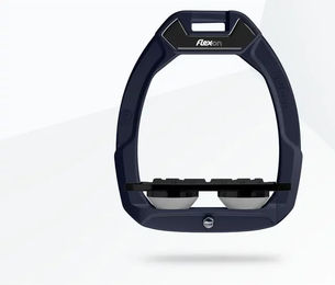 Flex-On Safe-On Sicherheitssättelbeschläge mit Flachgriff aus Aluminium in Schwarz und Grau – Bild 1 von 1