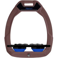 Produktbild von Flex-On Safe-On Sicherheitssättelgurte Flat Ultra Grip für Pferde in Braun Schwarz Blau