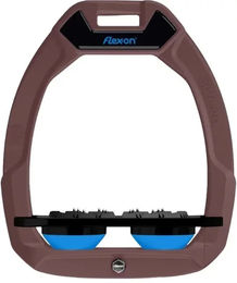 Flex-On Safe-On Sicherheitssättelgurte Flat Ultra Grip für Pferde in Braun Schwarz Blau – Bild 1 von 1