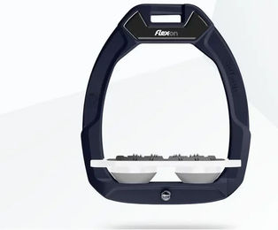 Flex-On Safe-On Sicherheitssättelständer flach Ultra Grip aus Aluminium in Weiß/Grau – Bild 1 von 1