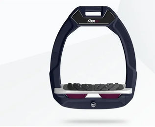 Flex-On Safe-On Sicherheitssättelsteg Ultra Grip schräg Bordeaux Grau Lila – Bild 1 von 1