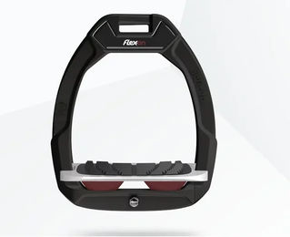 Flex-On Safe-On Sicherheitssättelsteigbügel mit Neigungsgriff in Schwarz Grau Bordeaux – Bild 1 von 1