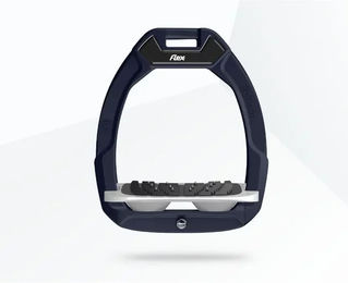 Flex-On Safe-On Sicherheitssättelsteigbügel mit Ultra Grip Neigung in Rot/Grau/Grau – Bild 1 von 1
