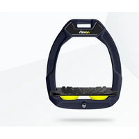 Produktbild von Flex-On Safe-On Sicherheitssättelsteigbügel Ultra Grip Marine Schwarz Gelb