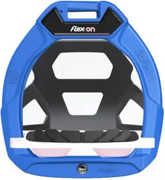 Flex-On Safe-On Sicherheitssättelstützen Flat Ultra Grip Blau Weiß Schwarz – Bild 1 von 1