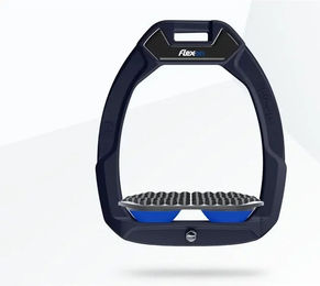 Flex-On Safe-On Sicherheitssättelstützen für Endurance Reiten Marine Blau Grau – Bild 1 von 1