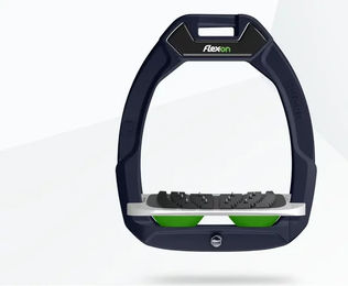 Flex-On Safe-On Sicherheitssättelträger Schräg Ultra Grip aus Aluminium in Grau/Grün – Bild 1 von 1