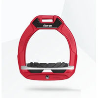 Produktbild von Flex-On Safe-On Sicherheitssattel für Kinder mit geneigtem Grip in Rot Grau Schwarz