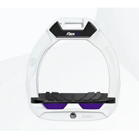 Produktbild von Flex-On Safe-On Sicherheitssattel für Kinder mit schrägem Griff Weiß Schwarz Violett