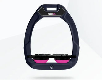 Flex-On Safe-On Sicherheitssattel für Pferde Marine Schwarz Rosa – Bild 1 von 1