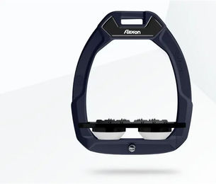 Flex-On Safe-On Sicherheitssattel für Pferde mit Ultra Grip Aluminium in Schwarz-Weiß – Bild 1 von 1