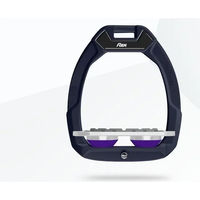 Produktbild von Flex-On Safe-On Sicherheitssattel mit flachem Griff in Braun Grau Violett