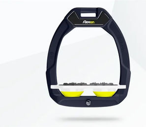 Flex-On Safe-On Sicherheitssattel mit flachem Griff in Marine Weiß Gold – Bild 1 von 1
