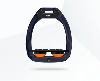 Flex-On Safe-On Sicherheitssattel mit flachem Griff Rot Schwarz Orange – Bild 1 von 1