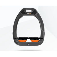 Produktbild von Flex-On Safe-On Sicherheitssattel mit flachem Grip in Anthrazit Schwarz Orange