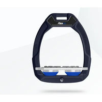 Produktbild von Flex-On Safe-On Sicherheitssattel mit flachem Grip in Marine Grau Blau