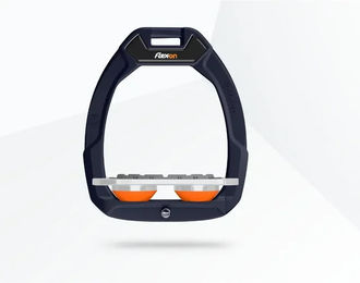 Flex-On Safe-On Sicherheitssattel mit flachem Grip in Marine Grau Orange – Bild 1 von 1