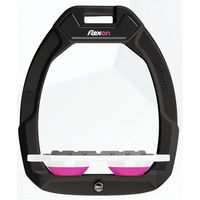 Produktbild von Flex-On Safe-On Sicherheitssattel mit flachem Grip in Schwarz Weiß Rosa