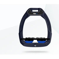 Produktbild von Flex-On Safe-On Sicherheitssattel mit flachem Ultra Grip aus Aluminium in Schwarz/Blau
