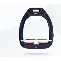 Produktbild von Flex-On Safe-On Sicherheitssattel mit flachem Ultra Grip in Aluminium Weiß Lila
