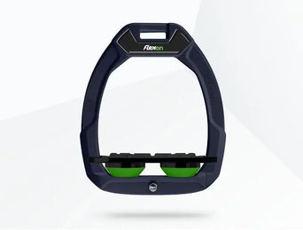 Flex-On Safe-On Sicherheitssattel mit flacher Griffoberseite Grün/Schwarz/Grün – Bild 1 von 1