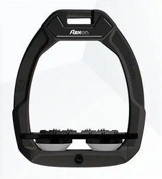 Flex-On Safe-On Sicherheitssattel mit geneigtem Grip in Schwarz/Schwarz/Grau – Bild 1 von 1