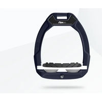 Produktbild von Flex-On Safe-On Sicherheitssattel mit schrägem Griff Blau Weiß Grün