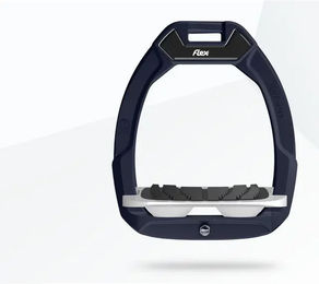 Flex-On Safe-On Sicherheitssattel mit schrägem Grip in Rot Grau Weiß – Bild 1 von 1