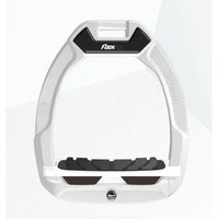Produktbild von Flex-On Safe-On Sicherheitssattel mit schrägem Grip in Weiß-Weiß-Braun