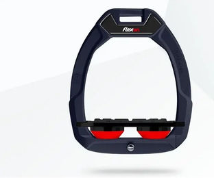Flex-On Safe-On Sicherheitssteigbügel Aluminium Schwarz Rot – Bild 1 von 1