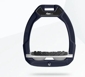 Flex-On Safe-On Sicherheitssteigbügel aus Aluminium in Grau mit Ultra Grip Neigung – Bild 1 von 1