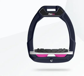 Flex-On Safe-On Sicherheitssteigbügel aus Aluminium in Grau oder Rosa – Bild 1 von 1
