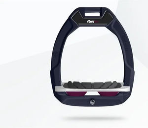 Flex-On Safe-On Sicherheitssteigbügel aus Aluminium in Grau/Pflaume – Bild 1 von 1