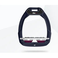 Produktbild von Flex-On Safe-On Sicherheitssteigbügel aus Aluminium in Grau/Pflaume mit Grip-Funktion