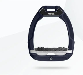 Flex-On Safe-On Sicherheitssteigbügel aus Aluminium in Grau/Weiß mit Ultra Grip und Neigungswinkel – Bild 1 von 1