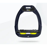 Produktbild von Flex-On Safe-On Sicherheitssteigbügel aus Aluminium in Schwarz-Gelb mit Ultra Grip Technologie
