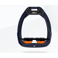 Produktbild von Flex-On Safe-On Sicherheitssteigbügel aus Aluminium in Schwarz-Orange