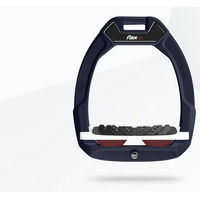 Produktbild von Flex-On Safe-On Sicherheitssteigbügel aus Aluminium in Weiß/Bordeaux mit Ultra Grip Neigung