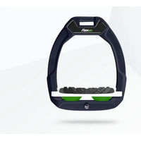 Produktbild von Flex-On Safe-On Sicherheitssteigbügel aus Aluminium in Weiß/Grün mit Ultra Grip Neigung