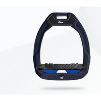 Produktbild von Flex-On Safe-On Sicherheitssteigbügel aus Aluminium mit Ultra Grip Funktion in Schwarz/Blau