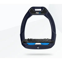 Produktbild von Flex-On Safe-On Sicherheitssteigbügel aus Aluminium mit Ultra Grip Funktion in Schwarz/Blau
