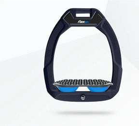 Flex-On Safe-On Sicherheitssteigbügel Endurance Blau Grau Blau für Pferde – Bild 1 von 1