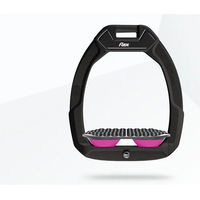Produktbild von Flex-On Safe-On Sicherheitssteigbügel Endurance für Pferde Schwarz Grau Rosa
