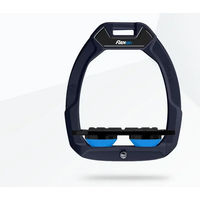 Produktbild von Flex-On Safe-On Sicherheitssteigbügel flach aus Aluminium in Schwarz/Blau