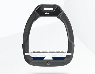 Flex-On Safe-On Sicherheitssteigbügel Flach Grip Anthrazit Weiß Navy – Bild 1 von 1