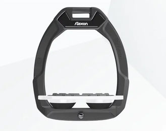 Flex-On Safe-On Sicherheitssteigbügel Flach Grip Anthrazit Weiß Schwarz – Bild 1 von 1