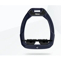 Produktbild von Flex-On Safe-On Sicherheitssteigbügel Flach Grip aus Aluminium in Schwarz/Schwarz für Pferde