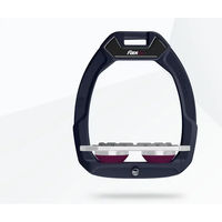 Produktbild von Flex-On Safe-On Sicherheitssteigbügel Flach Grip für Pferde Blau Grau Prune